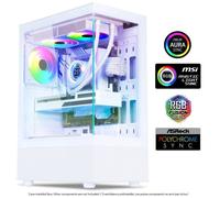 Boîtier PC Gamer - SPIRIT OF GAMER - SPECTRA ARTIC - RGB - 3 Ventilateurs 120 mm - Compatible ATX/mATX