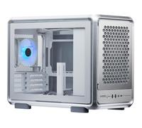 Cooler Master Boîtier PC Gaming MasterFrame 400 MF400M-SHNN-S00 Mesh Silver Micro-ATX et Mini-ITX