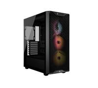 Corsair Boîtier PC Moyen Tour 3200D RS ARGB – 3x RS120 ARGB, Airflow, 360 mm, Verre Trempé – Noir