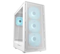 Cougar Gaming Boîtier moyen tour ATX AirFace Pure Pro RGB avec panneaux vitrés Blanc