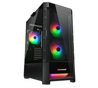 Boitier PC Gaming - Cougar Gaming - DUOFACE RGB BLACK - Assemblage sans outil - Filtre anti-poussière