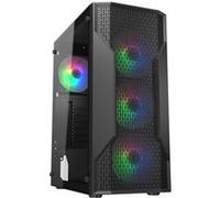 Boitier PC Gaming - Gaming - MX110RGB - 4 Ventilateurs ARGB 120mm Préinstallés, USB 3.0, ATX/M-ATX/ITX, Gaming et Bureautique