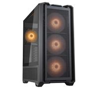 Cougar Gaming | BOITIER PC Gaming | BOITIER MX600 RGB - Mesh - Performances Thermiques et Excellent Flux d'air - Couvercle à charnière - Jusqu'à 2 radiateurs de Refroidissement