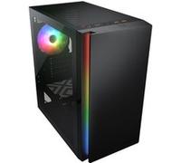 Cougar Gaming – Boîtier PC Gaming PURITYRGBBLACK – Panneau verre trempé, RGB personnalisable, Noir
