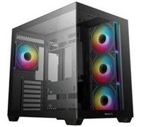 Boîtier PC gaming DeepCool CG530 4F moyen tour noir ARGB avec panneau latéral acier Noir