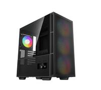 Boîtier PC gaming DeepCool CH560 Digital moyen tour noir RGB avec panneau latéral acier