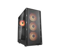 Boitier PC Gaming - Gaming - AIRFACEPURE PROB - Noir - 4 Ventilateurs ARGB, Mesh, USB-C 3.2, GPU 320mm, Haute Performance
