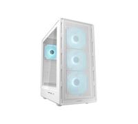 Boitier PC Gaming - Gaming - AIRFACEPURE PROW - Blanc - 4 Ventilateurs ARGB, Mesh, USB-C 3.2, GPU 320mm, Haute Performance