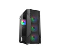 Boitier PC Gaming - Gaming - MX110RGB - 4 Ventilateurs ARGB 120mm Préinstallés, USB 3.0, ATX/M-ATX/ITX, Gaming et Bureautique