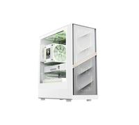 Boîtier PC Gaming M-ATX - GAMEMAX - Aeris 330 MW - Blanc - 4 ventilateurs ARGB inclus - Support watercooling 240/360 mm