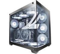 Mars Gaming MC51, Tour PC Gaming ATX, 5X Ventilateurs 120mm Chroma ARGB, Contrôleur avec Télécommande, Double Verre Trempé, Refroidissement Avancé, Noir