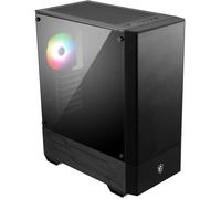 Boîtier PC gaming moyen tour - MSI - MAG FORGE 110R - Noir - Panneau en verre trempé - Ventilateur 120 mm ARGB