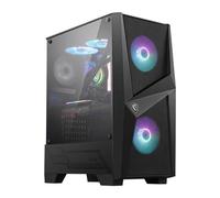 MSI MAG FORGE 100R unité centrale Midi Tower Noir, Transparent