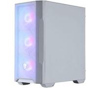 MSI MAG FORGE M100R - Tour microATX jeux - panneau latéral fenêtré (verre trempé) - pas d'alimentation (ATX) - blanc - USB/Audio Blanc