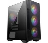 Boîtier PC gaming MSI MAG FORGE M100R moyen tour noir ARGB avec panneau latéral verre trempé NOIR G