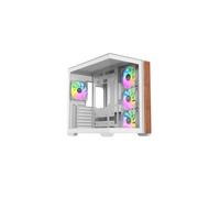 Boîtier PC Gaming - Thermaltake - View 380 - Tour Moyenne - Neige - Ventilateurs ARGB 3x120 mm - USB 3.2 Type C