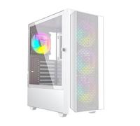 Boîtier PC - Gembird - Fornax 4000 - Blanc - Refroidissement ARGB - Midi ATX