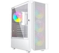 Boitier pc - panneaux lateraux Gembird Boîtier ordinateur Fornax 4000 ATX - baltas rétroéclairage ARGB