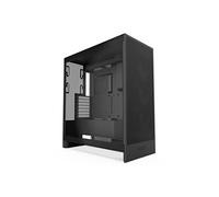 Boitier PC H7 FLOW moyen tour noir avec panneau latéral verre trempé