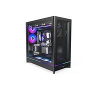 Boîtier PC - MONTECH - HS01 Pro - ATX - Haute circulation d'air - Design réversible - 5 ventilateurs ARGB PWM