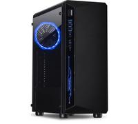 Boîtier PC Inter-Tech C-3 Saphir - Tour - Acier - Verre trempé - ATX, ITX, Micro-ATX - Noir - Jouer