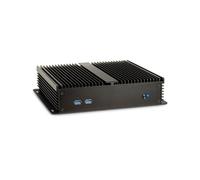 Boîtier PC Inter-Tech IP-40 SFF Noir, Mini-ITX, 1x2.5", 2x USB 3.2 Gen 1, 235x200x58mm, Sans Alimentation