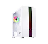Boîtier PC itek LIFLIG W41 Mini Tower Blanc SPCC, Micro ATX/ITX, 2x 3.5", 2x 2.5", 1x 120mm AR, USB 3.2 Gen 1, Ventirad 166mm, GPU 350mm