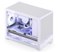 Boîtier PC Jonsbo D32 PRO Midi Tower blanc support ventilateurs 120/140mm disques 2.5"/3.5" 207x396x314mm
