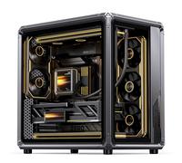 Boîtier PC Jonsbo X400 Gray Tower ATX noir 310.3x460.2x476.5mm ventilateurs 120/140mm HDD 3.5" SSD 2.5"