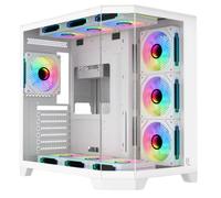 Boîtier PC LUXERIA ST-800 Noir - 7 Ventilateurs ARGB avec contrôleur Inclus, USB 3.0/2.0, Compatible ATX/M-ATX/ITX, Carte Graphique 410 mm, Refroidissement Avancé, Design Élégant