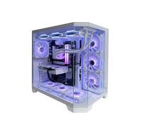 Boîtier PC LUXERIA ST-800 Noir - 7 Ventilateurs ARGB avec contrôleur Inclus, USB 3.0/2.0, Compatible ATX/M-ATX/ITX, Carte Graphique 410 mm, Refroidissement Avancé, Design Élégant