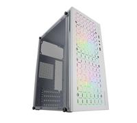 Boitier Mini Tour Micro ATX Mars Gaming MC-Core RGB avec panneau vitré (Blanc)