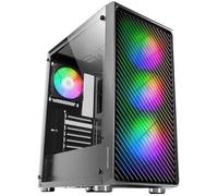Mars Gaming Boîtier Moyen Tour ATX MC-F RGB panneau vitré (Noir)