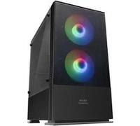 Mars Gaming Boîtier PC Gaming MCZ – Micro-ATX/Mini-ITX Compact, 2 ventilateurs FRGB, Mesh, Noir