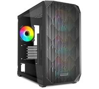 Boîtier PC mATX - SHARKOON - MK3 RGB - Verre trempé - 4 ventilateurs - USB-C