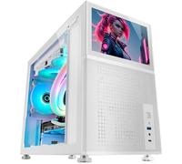 Boîtier PC Micro-ATX - Mars Gaming - MC-LCD - Écran LCD IPS 8"" - Design Mesh - Refroidissement liquide