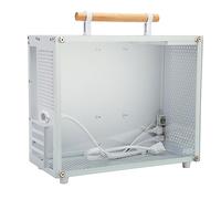 Boîtier PC Micro MATX, Port E/S Avant USB3.0 Type C Prise en de L'alimentation ATX, SSD 2x2,5 Pouces, Dissipateur de Chaleur CPU, Boîtier PC Portable 15,5 L pour I7 13700K