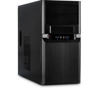Boîtier PC Micro-tour Inter-Tech TM-515 - Métal - uATX - Noir - 2 baies 2.5"" - 3 baies 3.5"" - 2 baies 5.25""