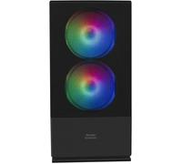 Mars Gaming Boîtier PC Gaming MCZ – Micro-ATX/Mini-ITX Compact, 2 ventilateurs FRGB, Mesh, Noir