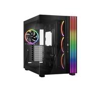 Boîtier PC Mid-Tower BE QUIET Light Base 900 FX BGW71, double panneau en verre trempé, RGB, USB-C, compatible ATX, Noir