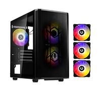 Boitier PC sans alimentation - BITFENIX Nova Mesh SE M-ATX ARGB (Noir) - Mini tour - Format Micro-ATX