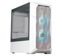 Boitier PC Mini Tour Micro ATX Cooler Master MasterBox TD300 Mesh RGB avec panneau vitré - Blanc