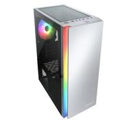 Boitier PC Mini Tour Micro ATX Cougar Purity RGB avec panneau vitré - Blanc