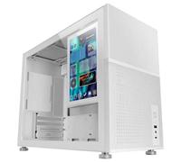 Mars Gaming Boîtier PC Micro-ATX MC-LCD – Écran LCD IPS 8" – Design Mesh – Refroidissement liquide
