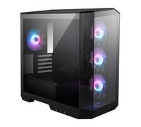 Boitier PC Mini Tour Micro ATX MSI Mag Pano M100R Project Zero RGB avec panneaux vitrés - Noir