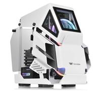 Boitier PC Mini Tour Micro ATX Thermaltake AH T200 avec panneau vitré - Blanc