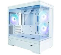 Boitier PC Mini Tour Micro ATX Zalman P30 RGB avec panneaux vitrés - Blanc