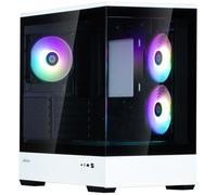Boîtier PC Mini Tour sans alim - ZALMAN P30 BW (Noir/Blanc) - Micro ATX/Mini-ITX - 3x120mm A-RGB - USB-C/3.0/HD Audio