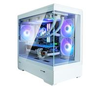 Boitier Mini Tour Micro ATX Zalman P30 RGB avec panneaux vitrés (Blanc)