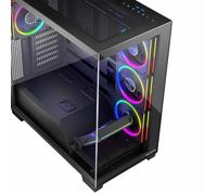 Boîtier PC - MODECOM - Volcano Stellar 5F - Verre trempé - 5 ventilateurs ARGB - USB-C